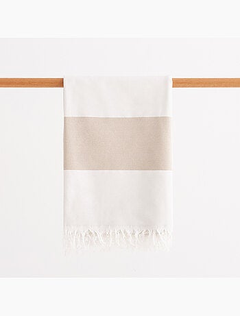 Toalla pareo de playa, tejido en relieve, Fouta - Gamusi.