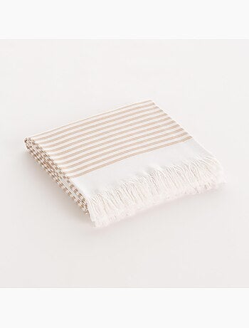 Toalla pareo de playa, tejido en relieve, Fouta - Gamusi.