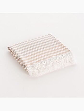 Toalla pareo de playa, tejido en relieve, Fouta - Gamusi.