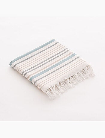 Toalla pareo de playa, tejido en relieve, Fouta - Gamusi.