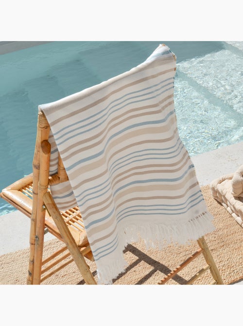 Toalla pareo de playa, tejido en relieve, Fouta - Gamusi. - Kiabi