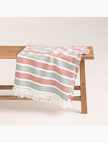 Toalla pareo de playa, tejido en relieve, Fouta - Gamusi.