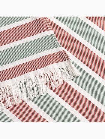 Toalla pareo de playa, tejido en relieve, Fouta - Gamusi.