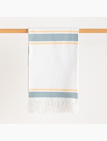 Toalla pareo de playa, tejido en relieve, Fouta - Gamusi.