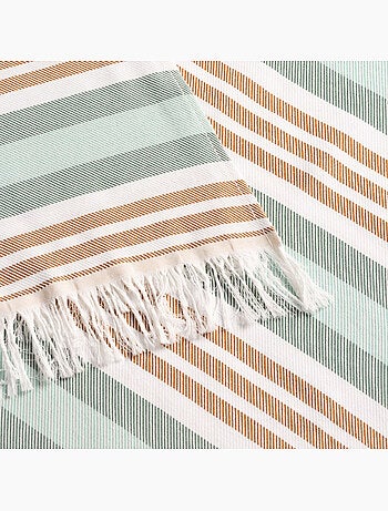 Toalla pareo de playa, tejido en relieve, Fouta - Gamusi.