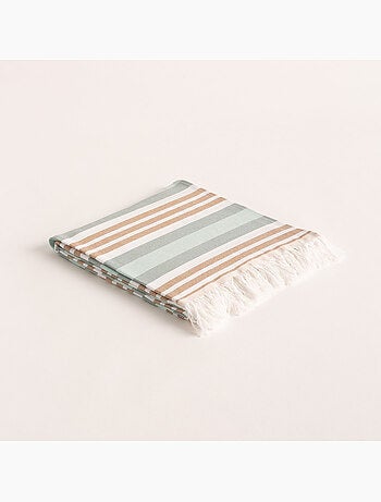 Toalla pareo de playa, tejido en relieve, Fouta - Gamusi.