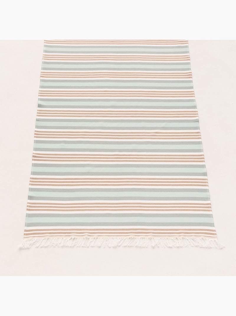 Toalla pareo de playa, tejido en relieve, Fouta - Gamusi. Camel - Kiabi