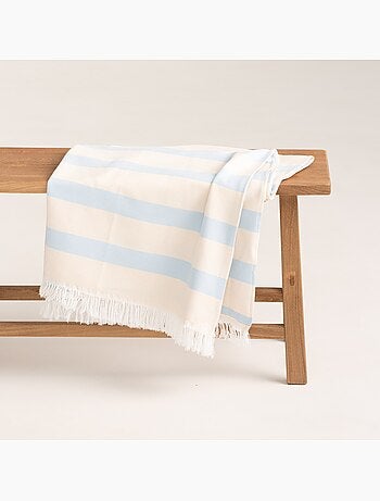 Toalla pareo de playa, tejido en relieve, Fouta - Gamusi.