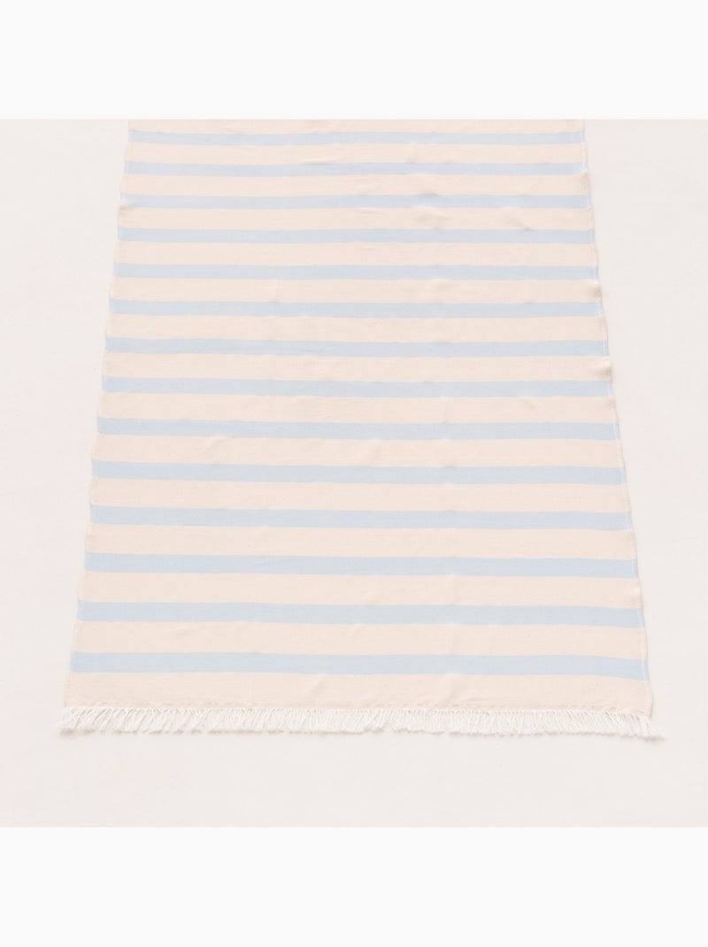 Toalla pareo de playa, tejido en relieve, Fouta - Gamusi. Celeste - Kiabi