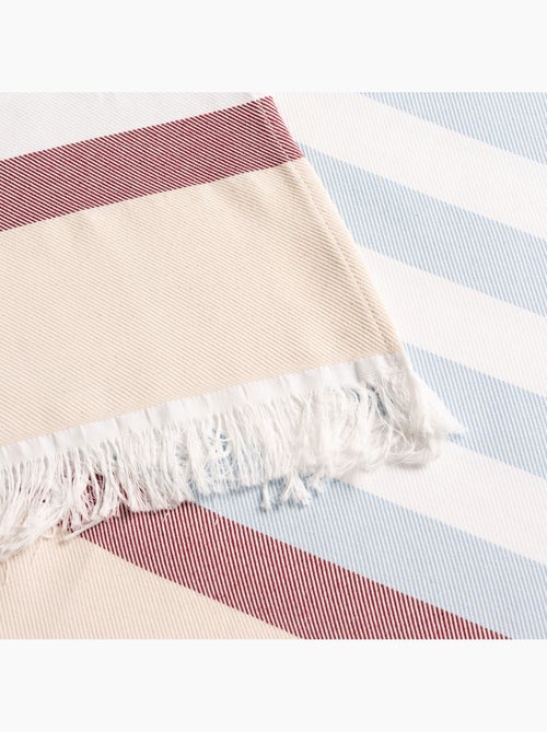 Toalla pareo de playa, tejido en relieve, Fouta - Gamusi. - Kiabi
