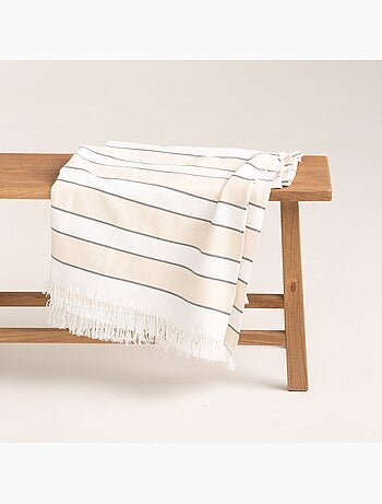 Toalla pareo de playa, tejido en relieve, Fouta - Gamusi.