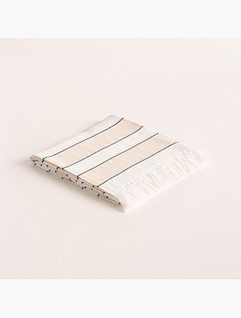 Toalla pareo de playa, tejido en relieve, Fouta - Gamusi.