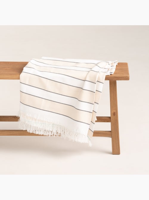 Toalla pareo de playa, tejido en relieve, Fouta - Gamusi. - Kiabi