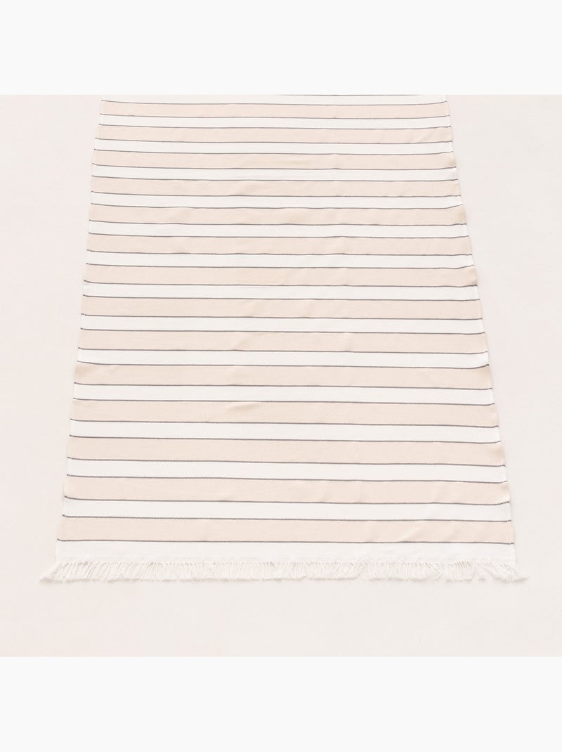 Toalla pareo de playa, tejido en relieve, Fouta - Gamusi. Crudo - Kiabi