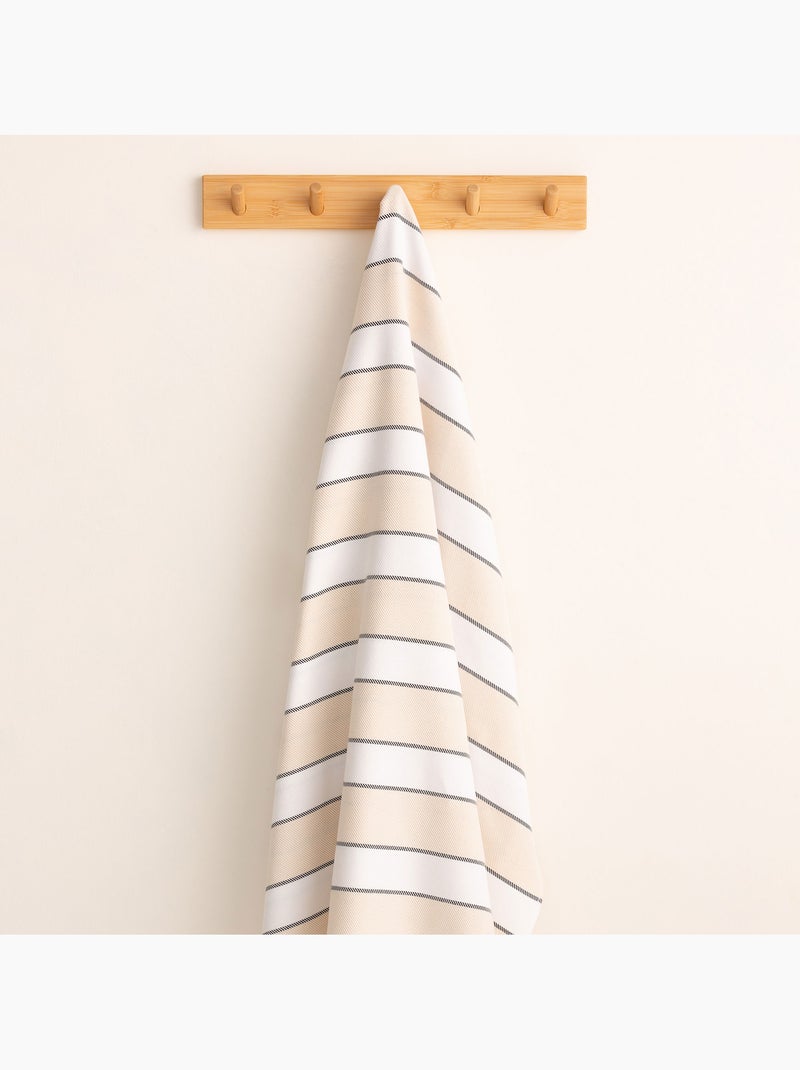 Toalla pareo de playa, tejido en relieve, Fouta - Gamusi. Crudo - Kiabi