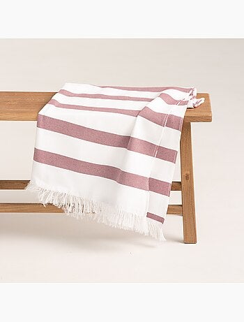 Toalla pareo de playa, tejido en relieve, Fouta - Gamusi.