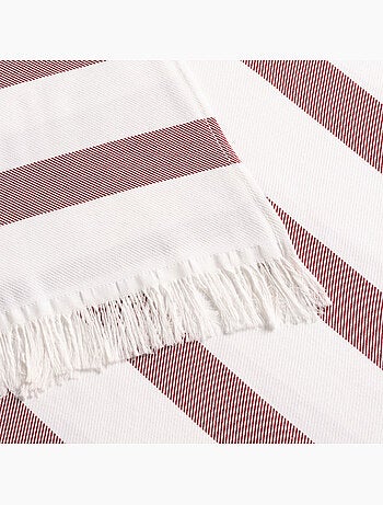 Toalla pareo de playa, tejido en relieve, Fouta - Gamusi.