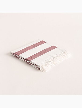 Toalla pareo de playa, tejido en relieve, Fouta - Gamusi.