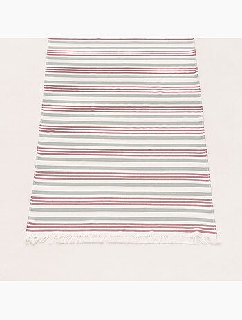 Toalla pareo de playa, tejido en relieve, Fouta - Gamusi.