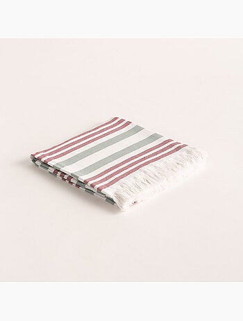 Toalla pareo de playa, tejido en relieve, Fouta - Gamusi.