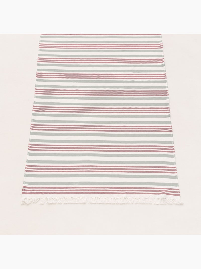 Toalla pareo de playa, tejido en relieve, Fouta - Gamusi. Granate - Kiabi