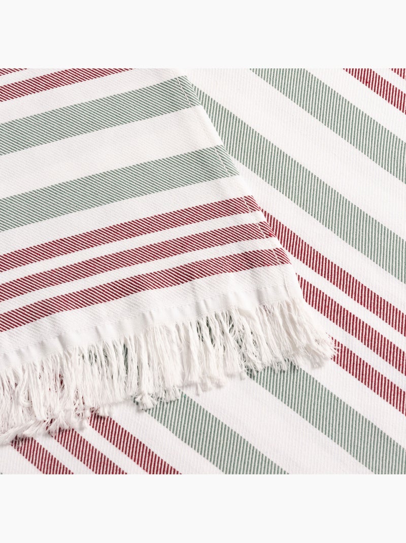 Toalla pareo de playa, tejido en relieve, Fouta - Gamusi. Granate - Kiabi