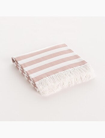 Toalla pareo de playa, tejido en relieve, Fouta - Gamusi.