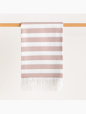 Toalla pareo de playa, tejido en relieve, Fouta - Gamusi.