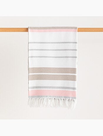 Toalla pareo de playa, tejido en relieve, Fouta - Gamusi.