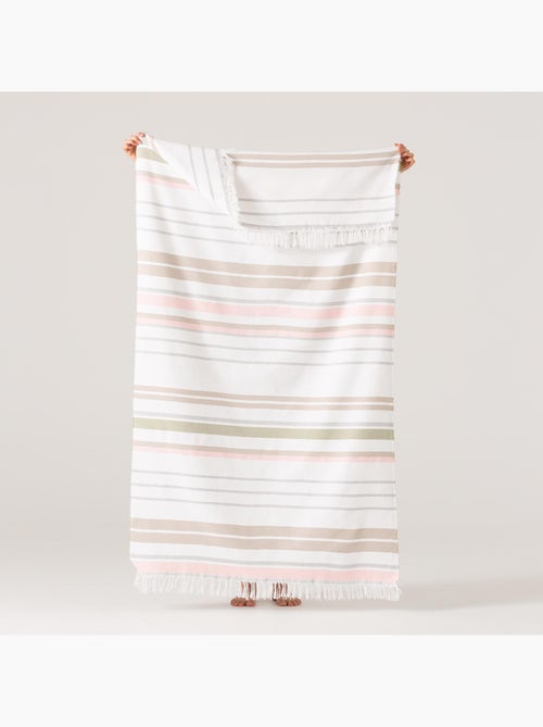 Toalla pareo de playa, tejido en relieve, Fouta - Gamusi. - Kiabi