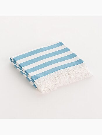 Toalla pareo de playa, tejido en relieve, Fouta - Gamusi.