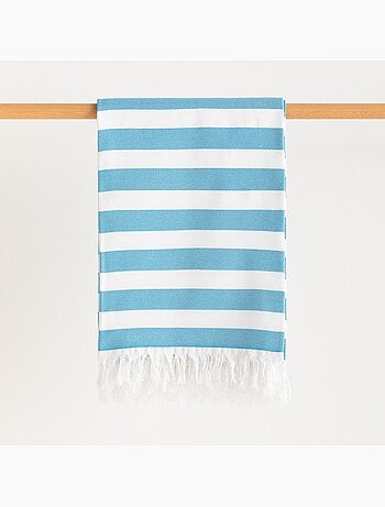 Toalla pareo de playa, tejido en relieve, Fouta - Gamusi.