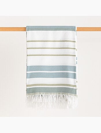 Toalla pareo de playa, tejido en relieve, Fouta - Gamusi.