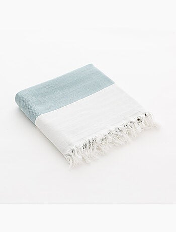 Toalla pareo de playa, tejido en relieve, Fouta - Gamusi.