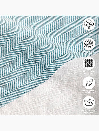 Toalla pareo de playa, tejido en relieve, Fouta - Gamusi.