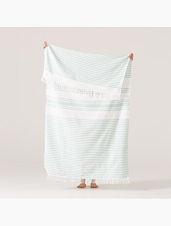 Toalla pareo de playa, tejido en relieve, Fouta - Gamusi.