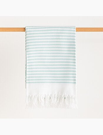 Toalla pareo de playa, tejido en relieve, Fouta - Gamusi.
