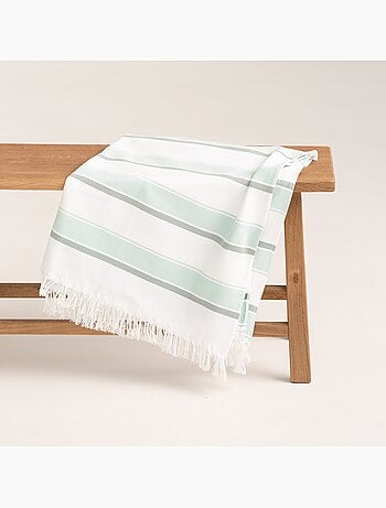 Toalla pareo de playa, tejido en relieve, Fouta - Gamusi.