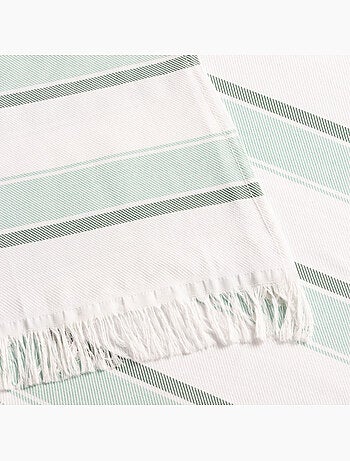 Toalla pareo de playa, tejido en relieve, Fouta - Gamusi.