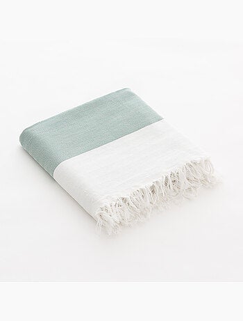 Toalla pareo de playa, tejido en relieve, Fouta - Gamusi.