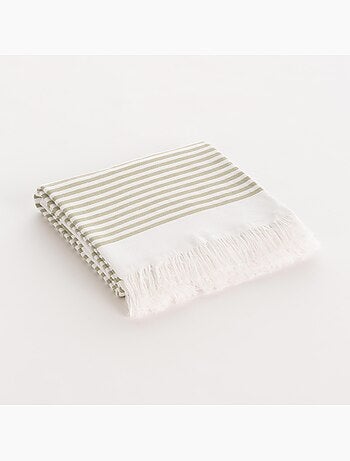 Toalla pareo de playa, tejido en relieve, Fouta - Gamusi.