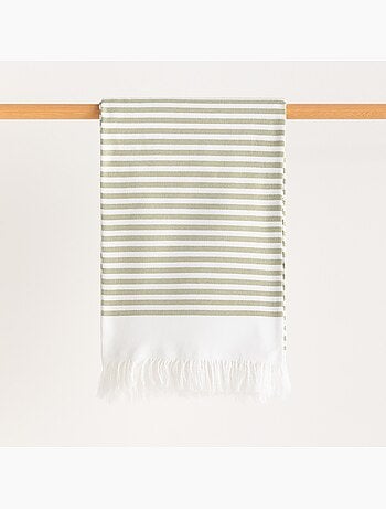 Toalla pareo de playa, tejido en relieve, Fouta - Gamusi.
