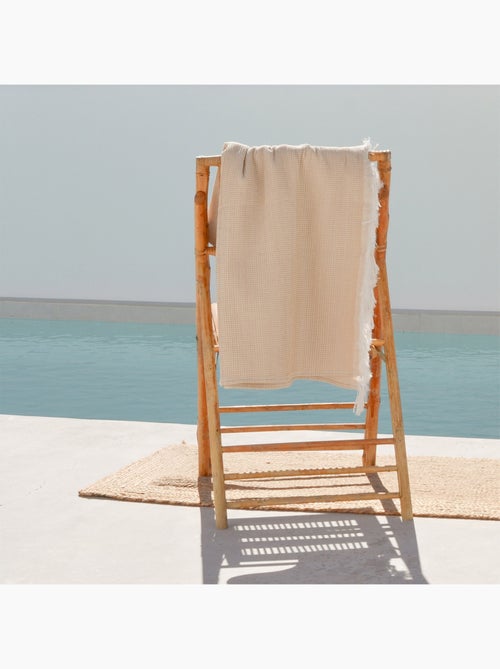 Toalla pareo de playa, tejido nido, Fouta - Gamusi. - Kiabi