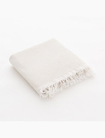 Toalla pareo de playa, tejido en relieve, Fouta - Gamusi.