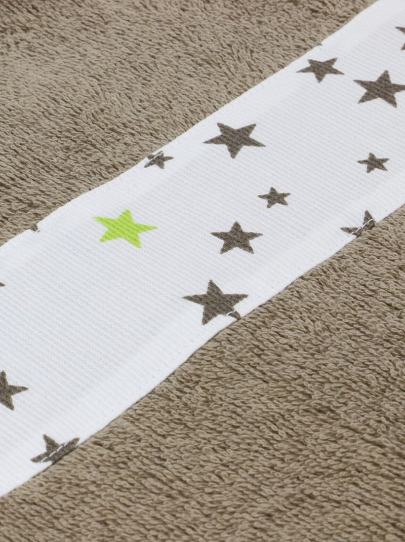 Toalla y 2 paños de baño de rizo de algodón ÉTOILE Blanco - Kiabi