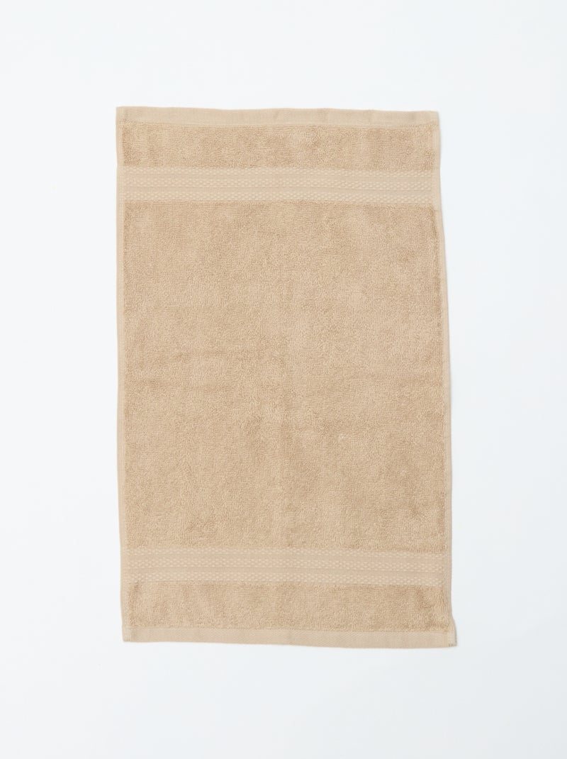 Toallas de invitados 30 x 50 cm - Kiabi Home Beige - Kiabi