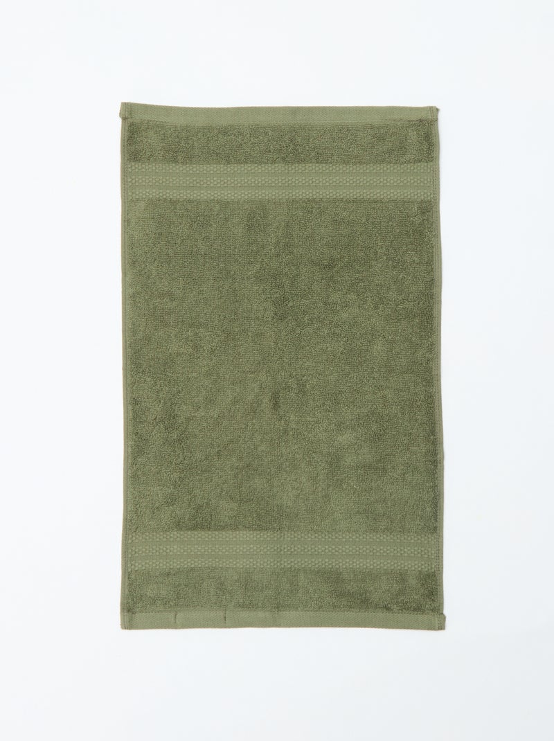 Toallas de invitados (30x50 cm) - Kiabi Home Verde - Kiabi
