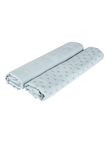 Toallas de lactancia en algodón orgánico 2 piezas - ROBA 'Lil planet'