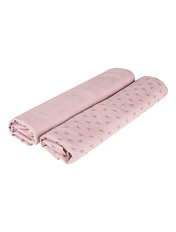 Toallas de lactancia en algodón orgánico 2 piezas - ROBA 'Lil planet'