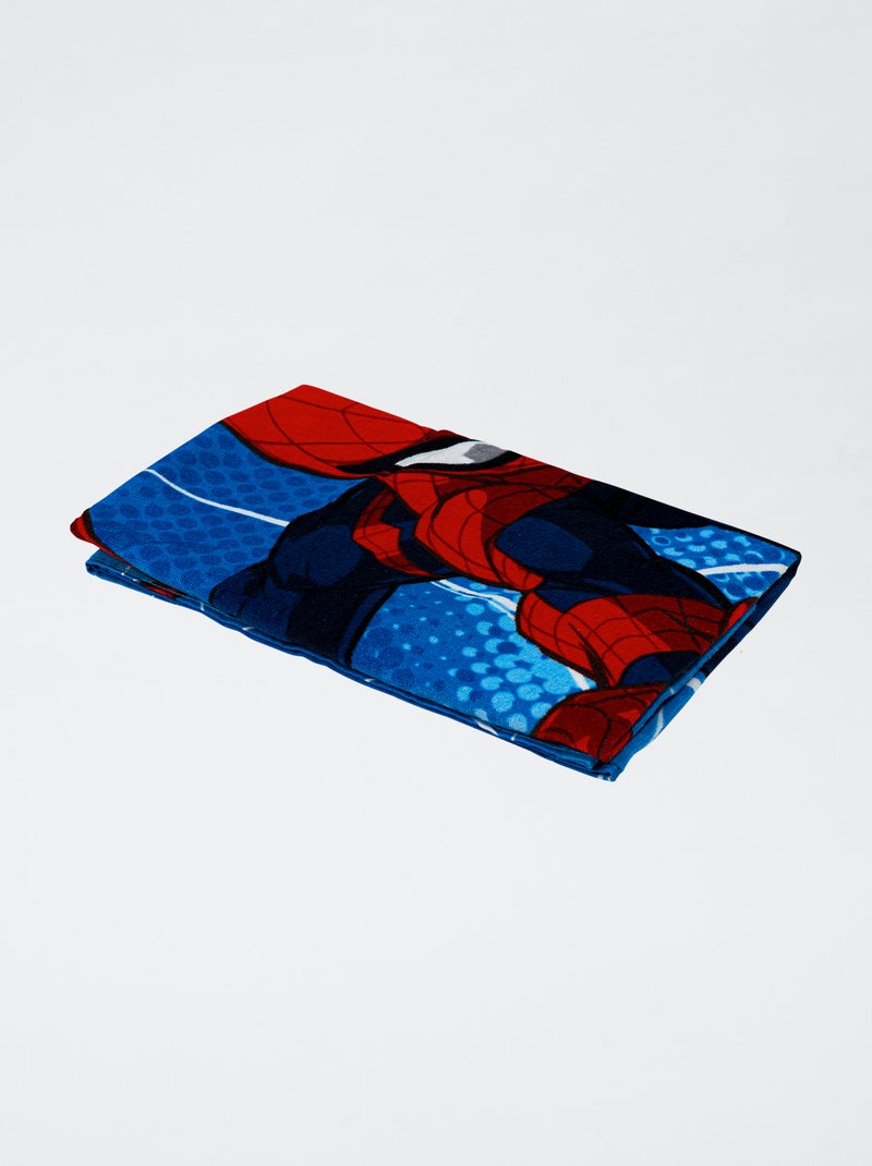 Toallas de playa 'Marvel' 'Spiderman' en algodón 70x140 cm Azul - Kiabi